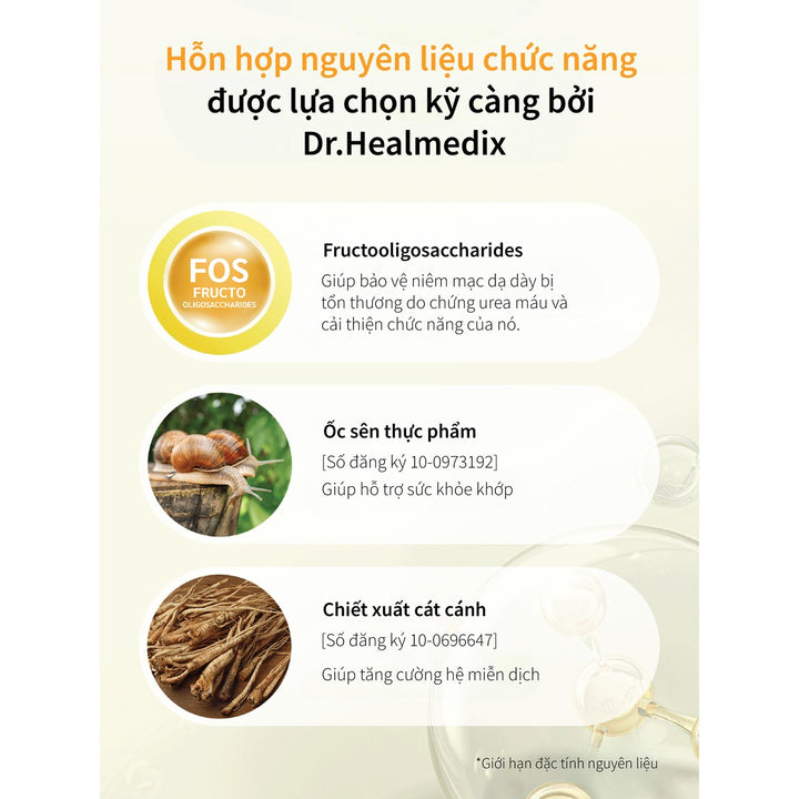 Hạt Cho Chó DR. HEALMEDIX RENAL (D/R) - HỖ TRỢ THẬN , Túi 1.5Kg