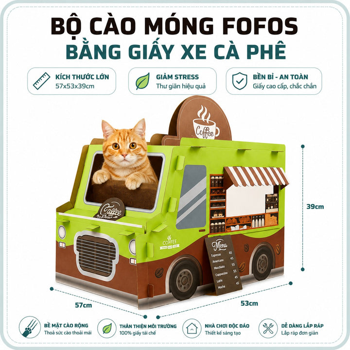 Bộ Cào Móng FOFOS Cho Mèo