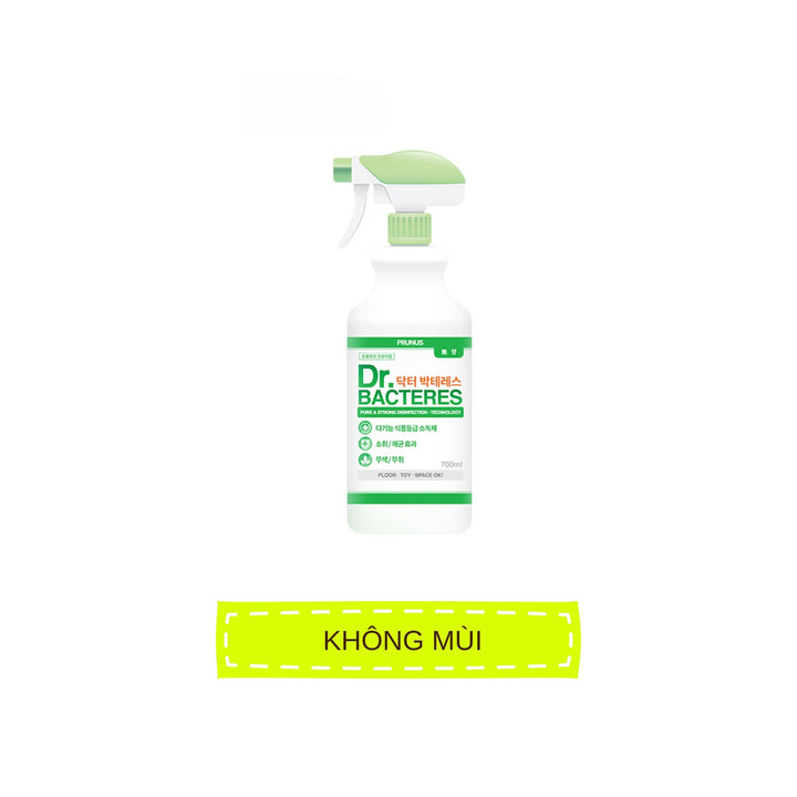 Xịt Khử Mùi Diệt Khuẩn Prunus Dr.Bacteres  700ML