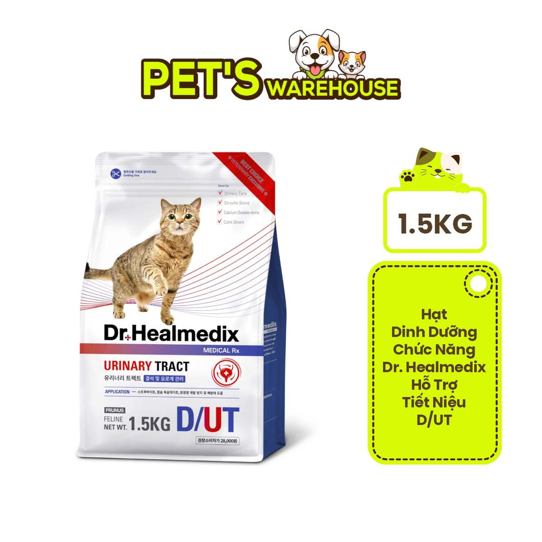 Hạt Cho Mèo Dr. Healmedix Tiết Niệu (D/UT) - (Túi 1.5kg)