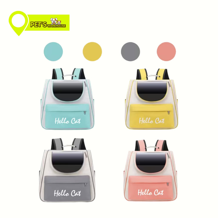 Balo Chó Mèo Hello Cat, Size Lớn, Nhiều Màu, Thoáng Khí, Siêu Tiện Lợi Khi Vận Chuyển
