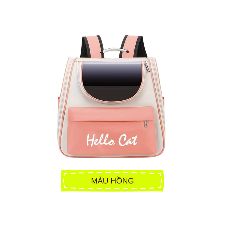 Balo Chó Mèo Hello Cat, Size Lớn, Nhiều Màu, Thoáng Khí, Siêu Tiện Lợi Khi Vận Chuyển