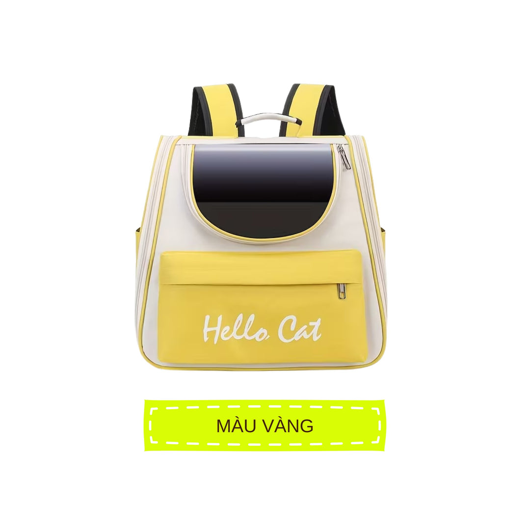 Balo Chó Mèo Hello Cat, Size Lớn, Nhiều Màu, Thoáng Khí, Siêu Tiện Lợi Khi Vận Chuyển