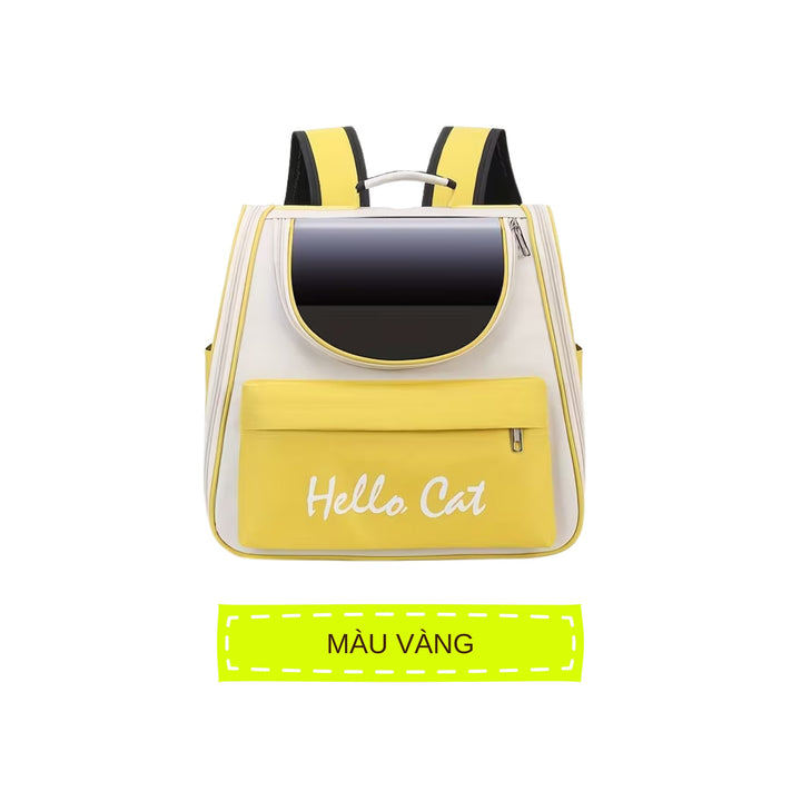 Balo Chó Mèo Hello Cat, Size Lớn, Nhiều Màu, Thoáng Khí, Siêu Tiện Lợi Khi Vận Chuyển