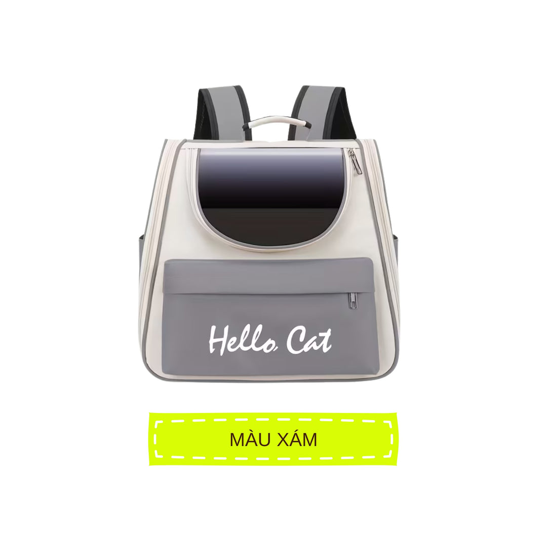 Balo Chó Mèo Hello Cat, Size Lớn, Nhiều Màu, Thoáng Khí, Siêu Tiện Lợi Khi Vận Chuyển