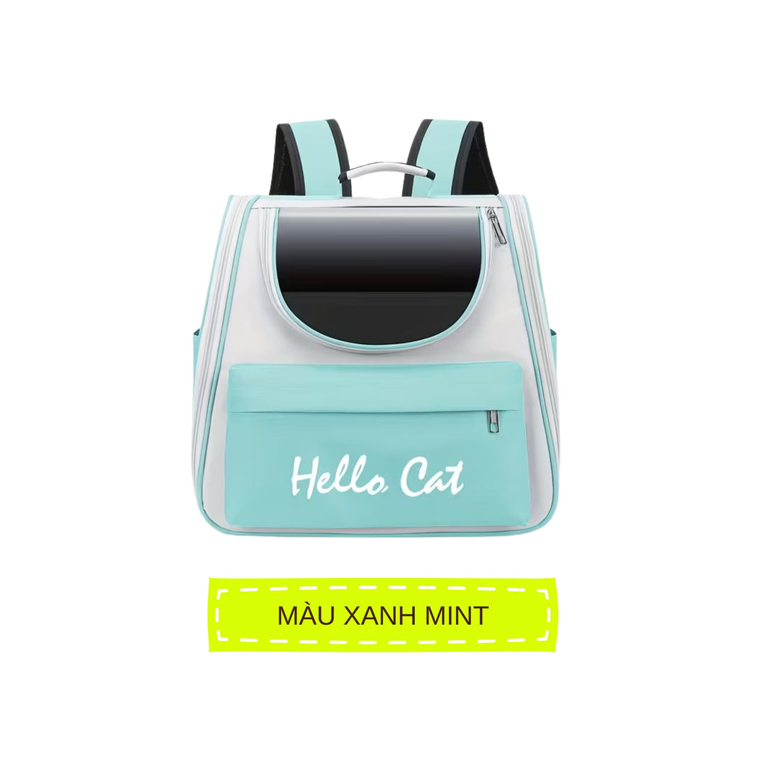 Balo Chó Mèo Hello Cat, Size Lớn, Nhiều Màu, Thoáng Khí, Siêu Tiện Lợi Khi Vận Chuyển