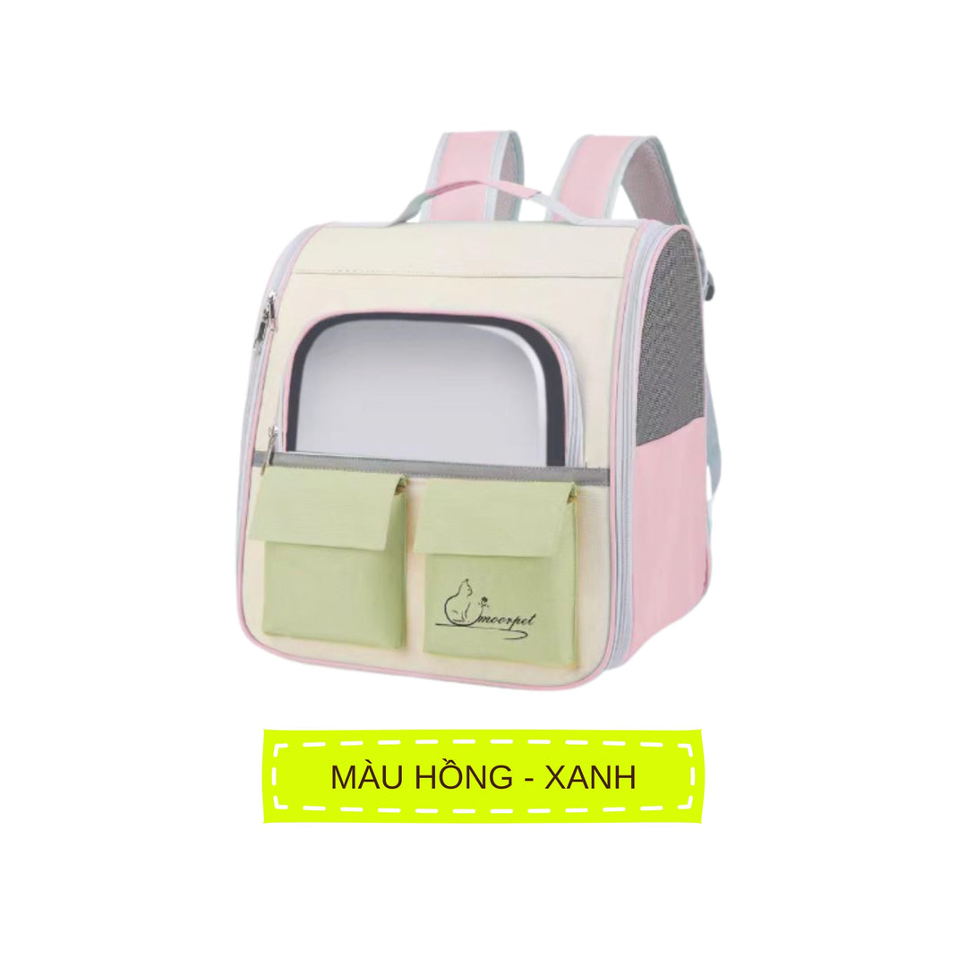 Balo Túi Đôi Moorpet Vận Chuyển Mèo và Chó Nhỏ dưới 7Kg