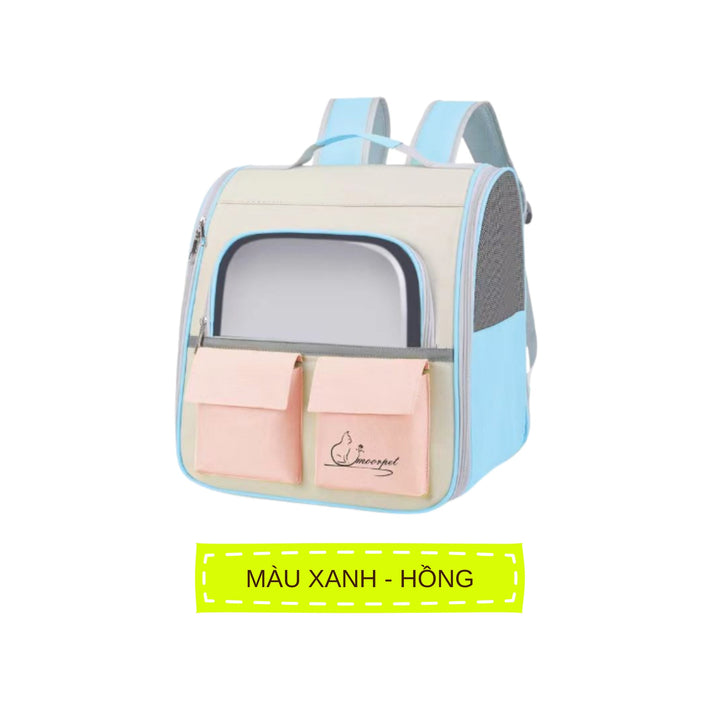 Balo Túi Đôi Moorpet Vận Chuyển Mèo và Chó Nhỏ dưới 7Kg