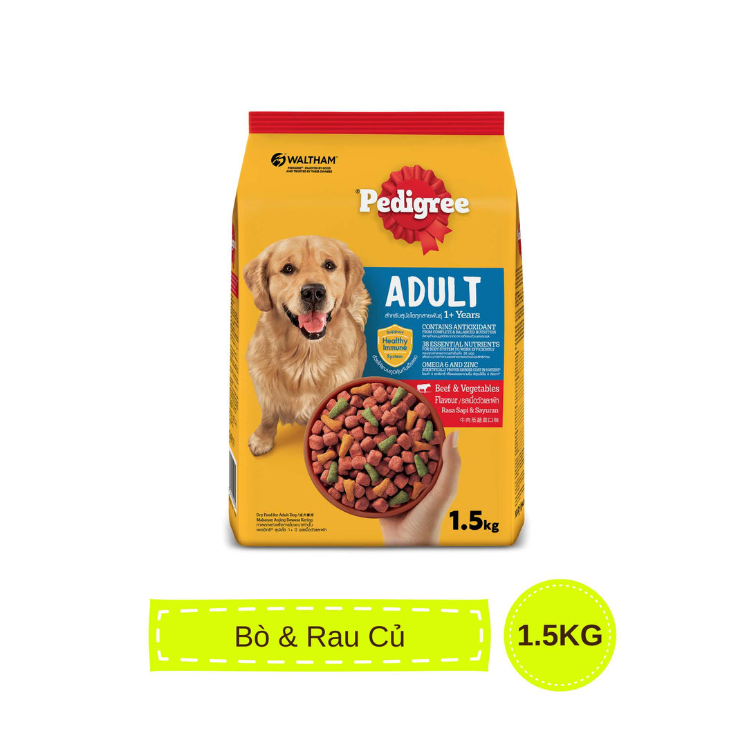 Hạt Pedigree Chó Trưởng Thành 1.5KG