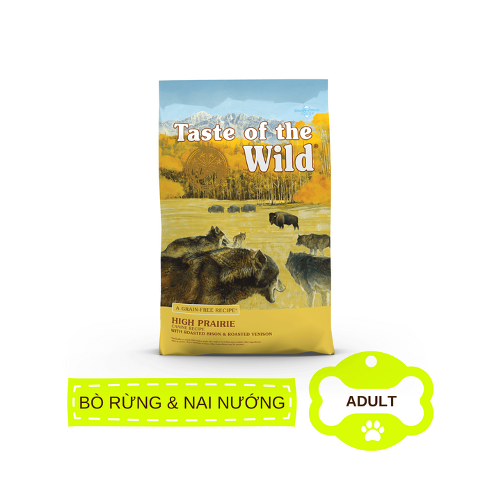 [2KG] Hạt Cho Chó Taste of the Wild Các Loại, Chọn Vị Theo Nhu Cầu Boss