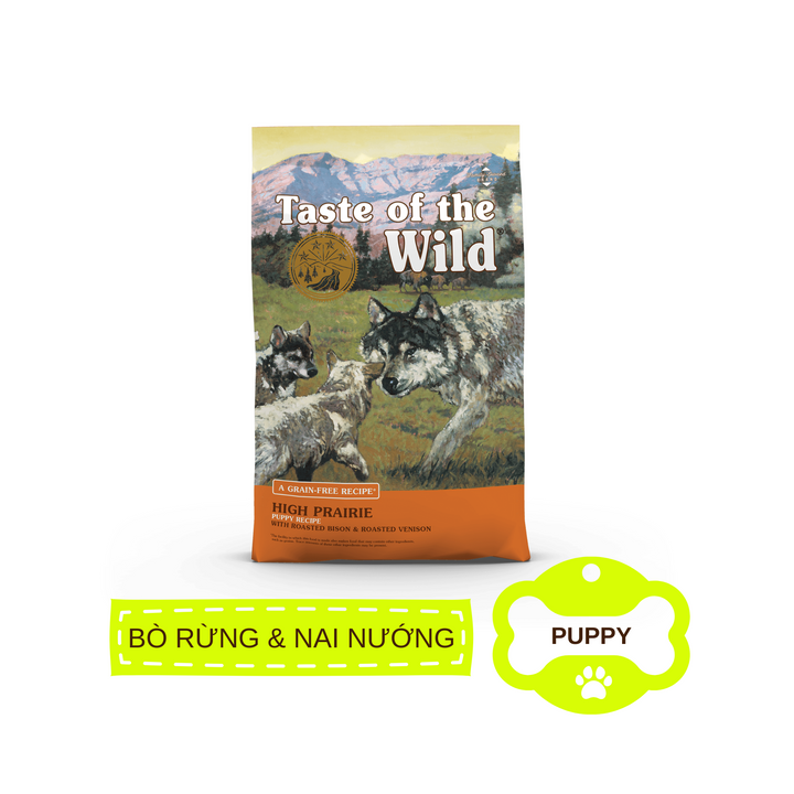 [2KG] Hạt Cho Chó Taste of the Wild Các Loại, Chọn Vị Theo Nhu Cầu Boss