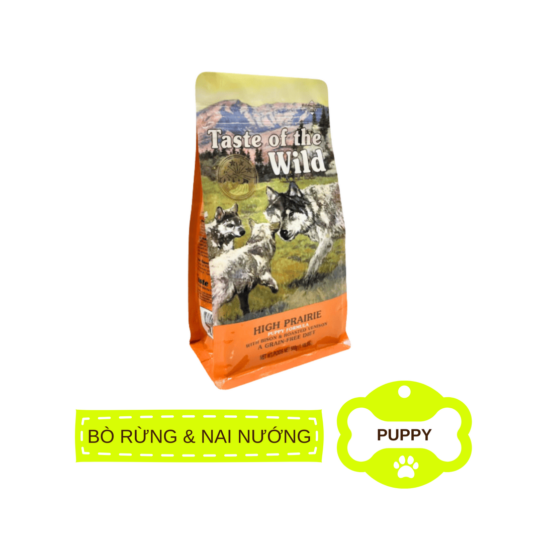 [500g - 2kg] Hạt Cho Chó Taste of the Wild Các Loại, Mọi Lứa Tuổi