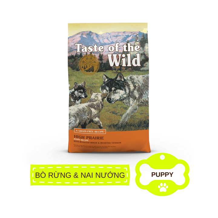 [12.2KG] Hạt Cho Chó Taste of the Wild Các Loại, Chọn Vị Theo Nhu Cầu Boss