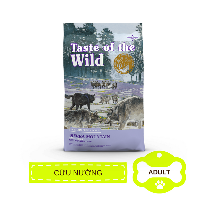 [12.2KG] Hạt Cho Chó Taste of the Wild Các Loại, Chọn Vị Theo Nhu Cầu Boss