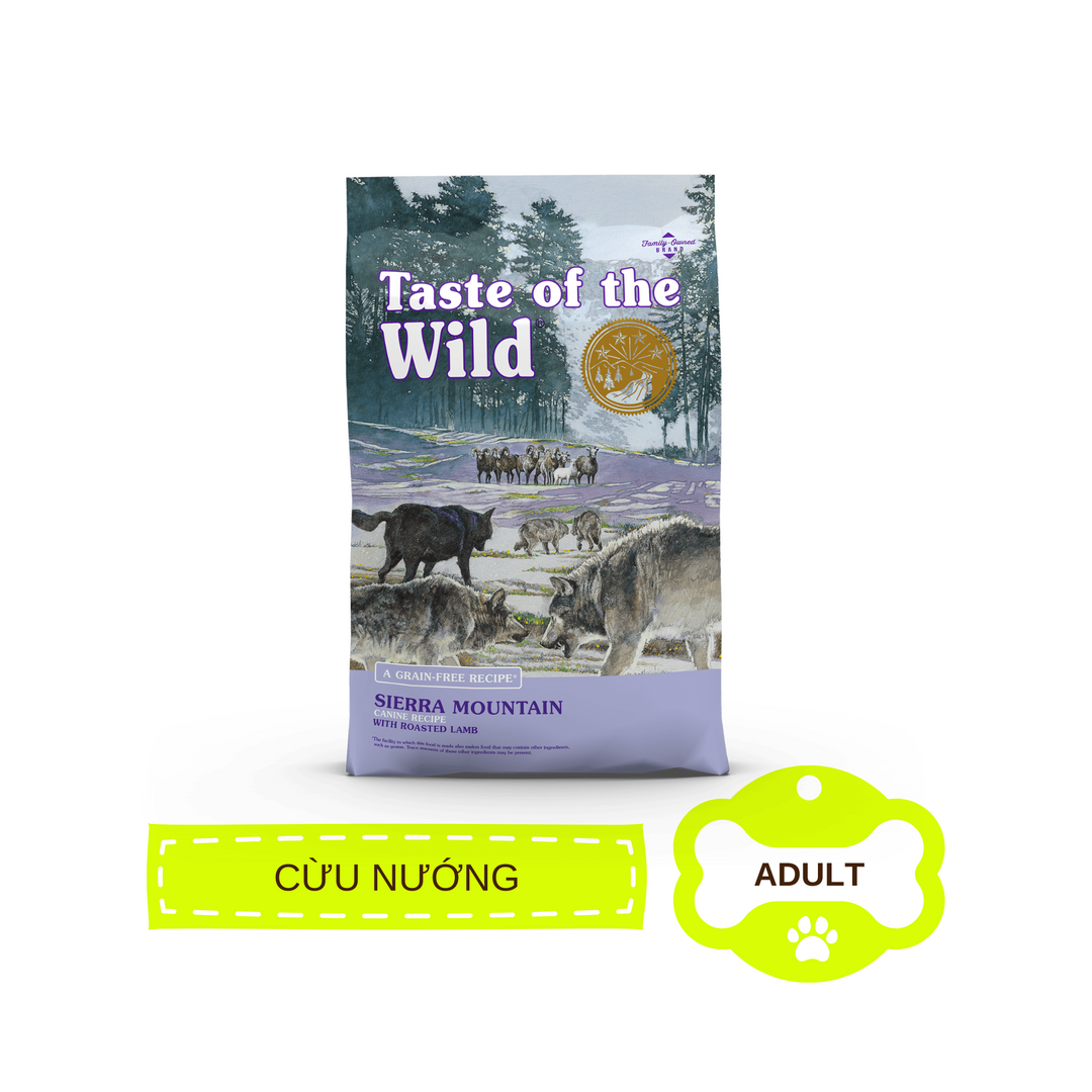 [500g - 2kg] Hạt Cho Chó Taste of the Wild Các Loại, Mọi Lứa Tuổi