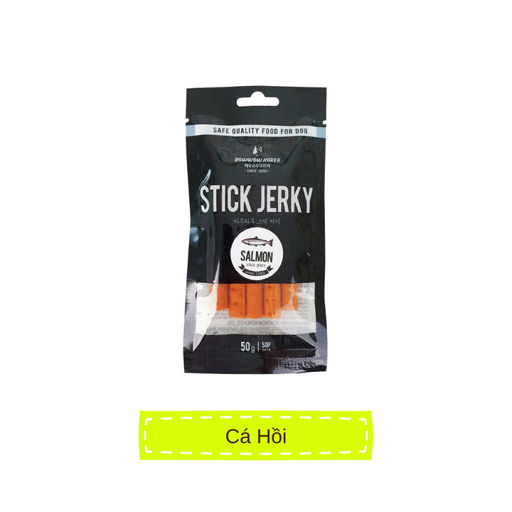 Snack Que Mềm Stick Jerky Bowwow Chó 50G