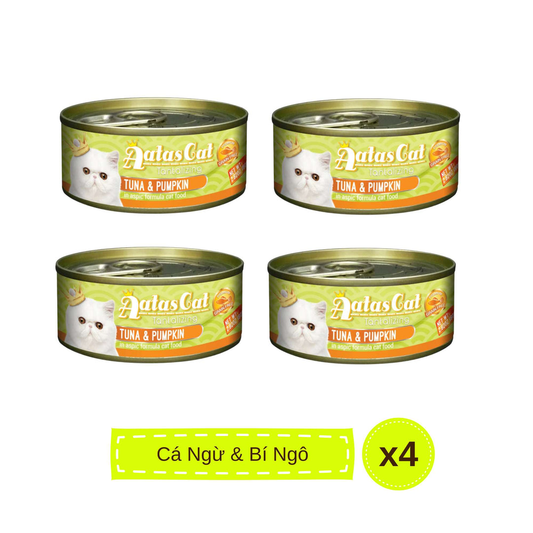 Pate Aatas cho mèo mọi lứa tuổi, lon 80g | Pet's Warehouse