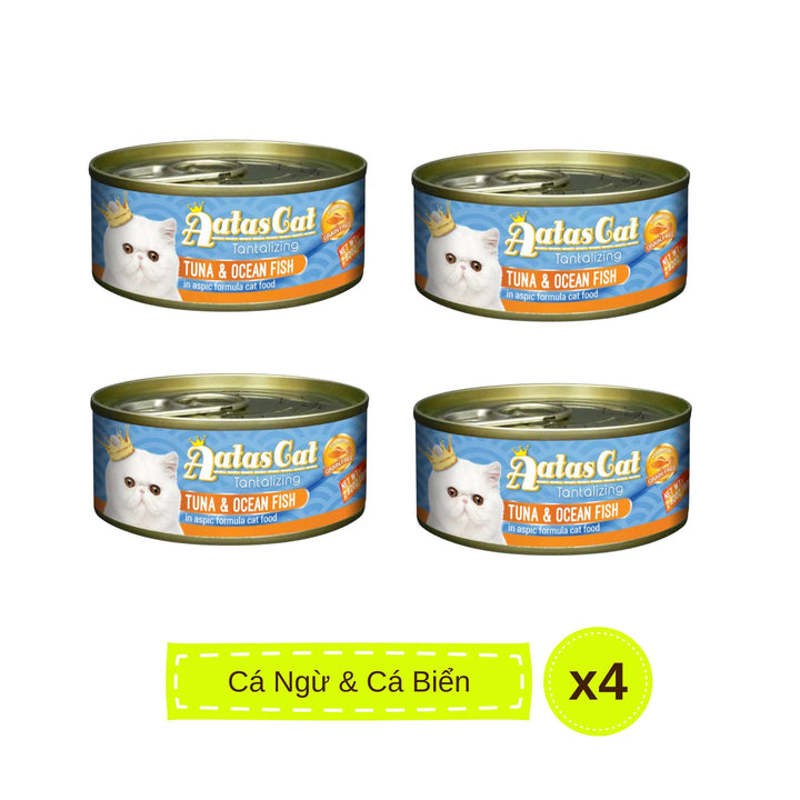 Pate Aatas cho mèo mọi lứa tuổi, lon 80g | Pet's Warehouse