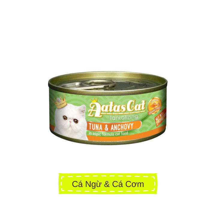 Pate Aatas cho mèo mọi lứa tuổi, lon 80g | Pet's Warehouse