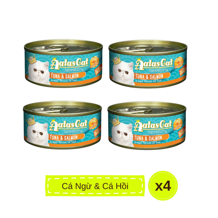 Pate Aatas cho mèo mọi lứa tuổi, lon 80g | Pet's Warehouse
