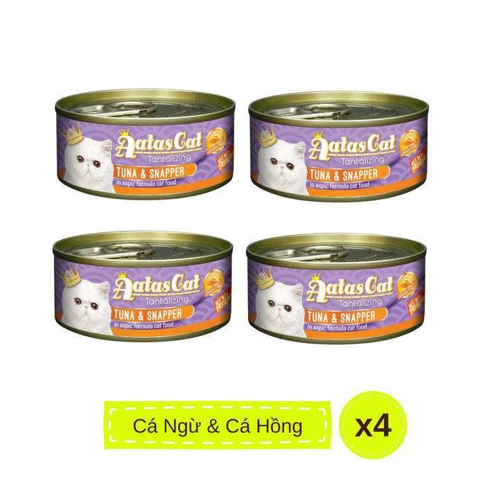 Pate Aatas cho mèo mọi lứa tuổi, lon 80g | Pet's Warehouse