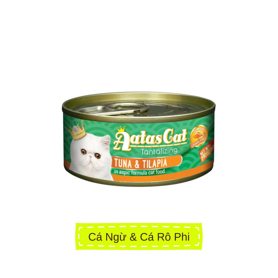 Pate Aatas cho mèo mọi lứa tuổi, lon 80g | Pet's Warehouse