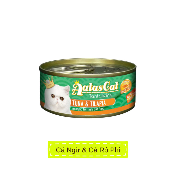 Pate Aatas cho mèo mọi lứa tuổi, lon 80g | Pet's Warehouse