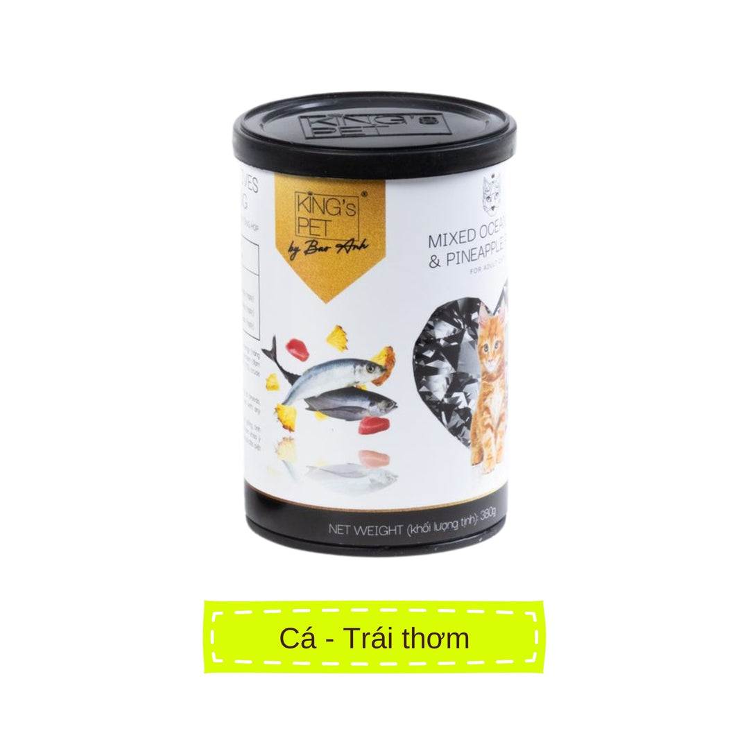 [Combo 12 lon] Pate King's Pet Chó Mèo Mọi Lứa Tuổi 380G