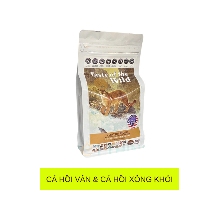 [500G] Hạt Cho Mèo Taste of the Wild Các Loại, Chọn Vị Theo Nhu Cầu Boss