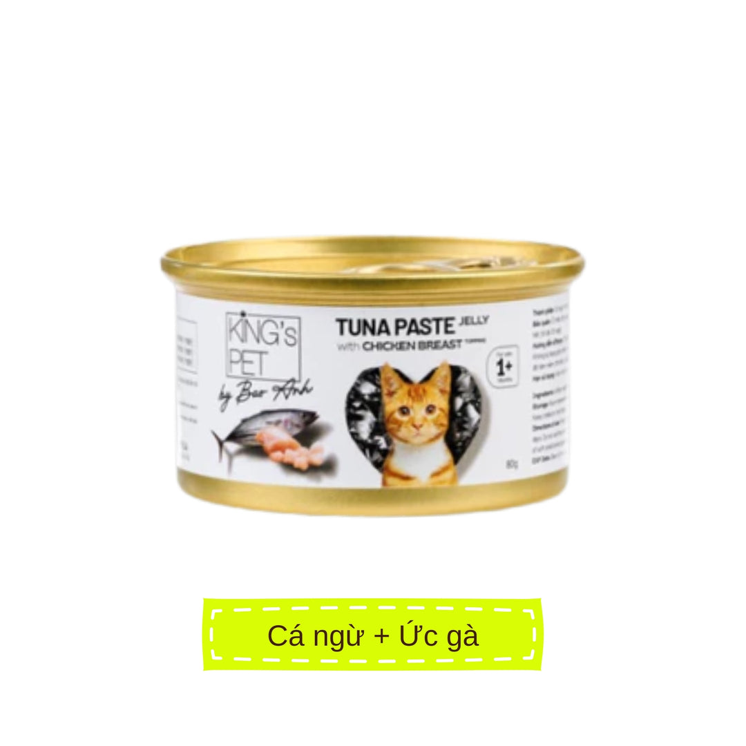 Pate King's Pet Bảo Anh Mèo Mọi Lứa Tuổi Lon 85G