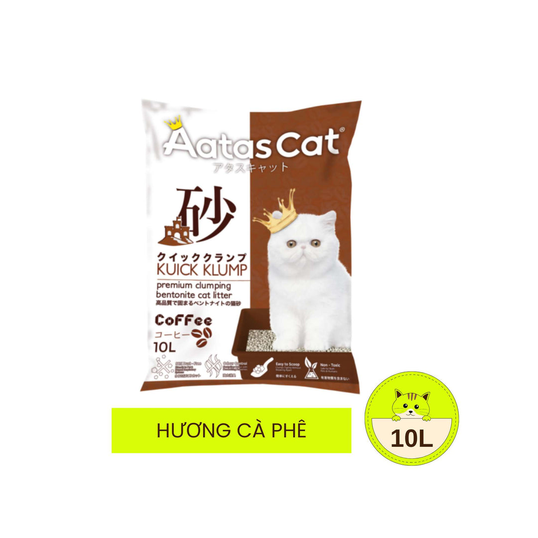 Cát Đất Sét Aatas Vệ Sinh Cho Mèo, 10L