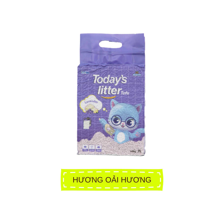 Cát Vệ Sinh Đậu Nành Today's Litter Tofu Cho Mèo, Vón Cục Nhanh, Hương Thơm Dễ Chịu, 7L