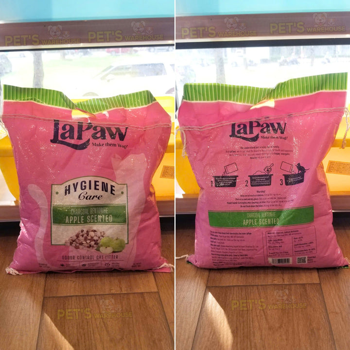 Cát Vệ Sinh Cho Mèo LaPaw Than Hoạt Tính, Siêu Vón Cục, Khử Mùi Tốt, Thơm Lâu, Ít Bụi, Bao 8L/20L