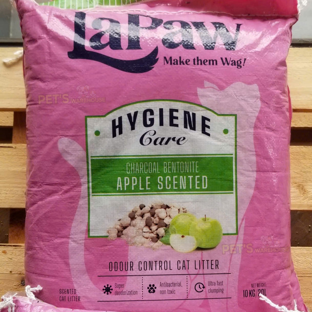 Cát Vệ Sinh Cho Mèo LaPaw Than Hoạt Tính, Siêu Vón Cục, Khử Mùi Tốt, Thơm Lâu, Ít Bụi, Bao 8L/20L