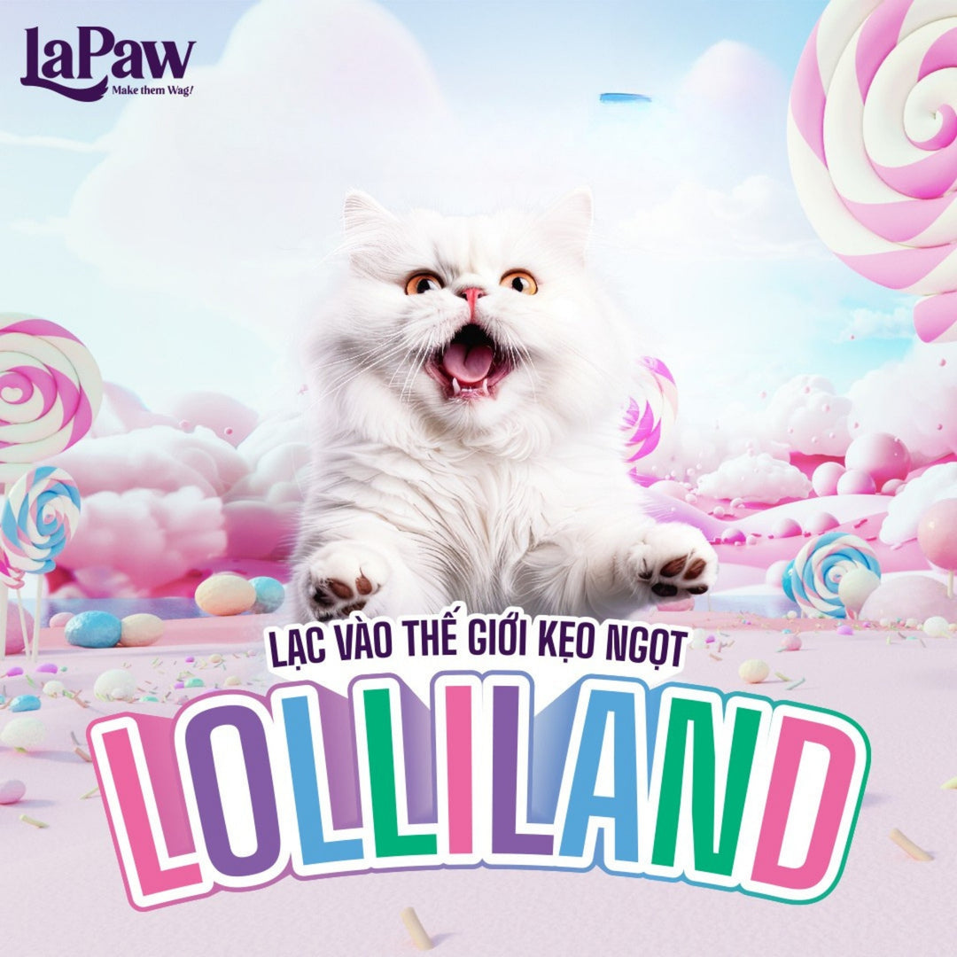 Cát Vệ Sinh Đậu Nành Mix Sắn Cao Cấp La Paw Cho Mèo, Mùi Kẹo Lollipop, 8L / 2.5Kg