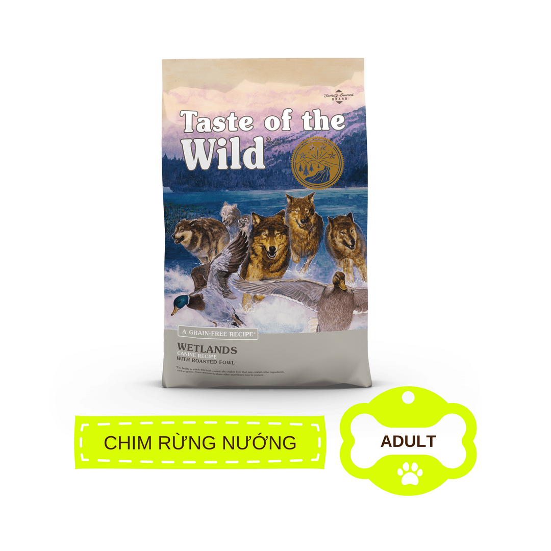 [12.2KG] Hạt Cho Chó Taste of the Wild Các Loại, Chọn Vị Theo Nhu Cầu Boss