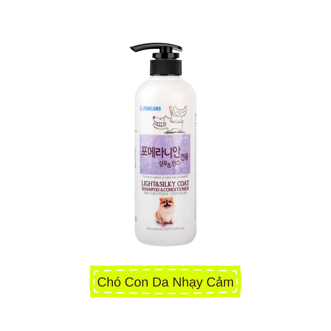 [550ML - 1L] Sữa Tắm Forcans Hàn Quốc Chó Mèo