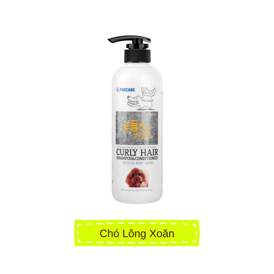 [550ML - 1L] Sữa Tắm Forcans Hàn Quốc Chó Mèo