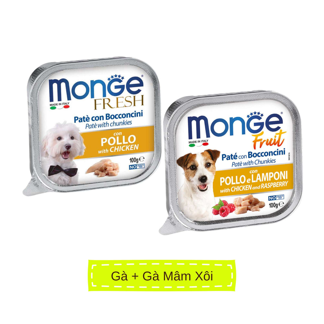 [100G] Pate Monge Chó Nhiều Vị