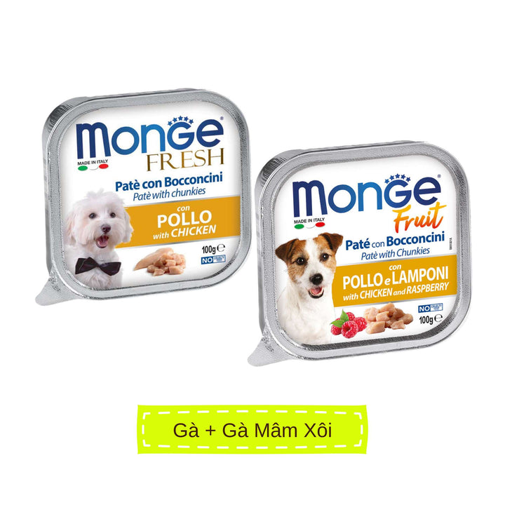 [100G] Pate Monge Chó Nhiều Vị