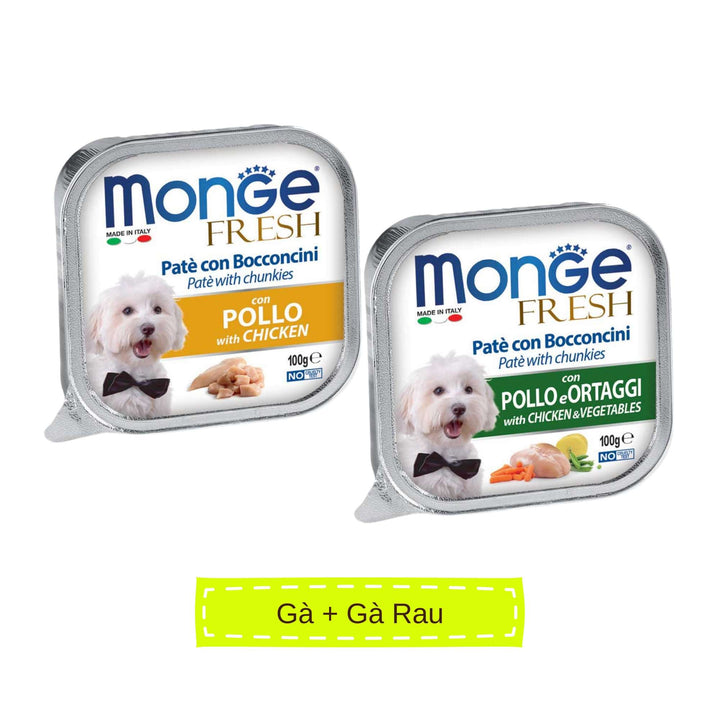 [100G] Pate Monge Chó Nhiều Vị