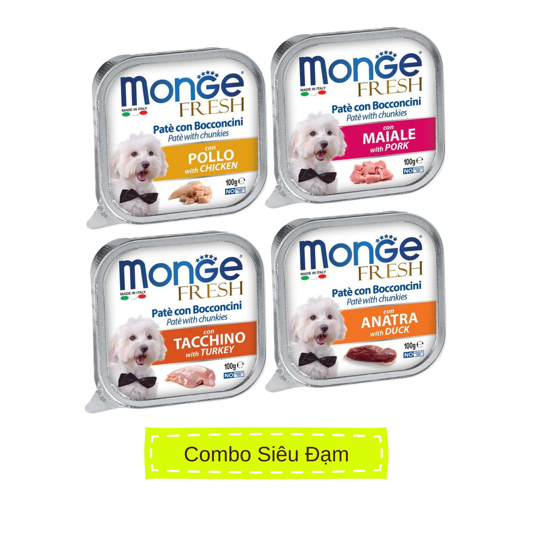 [100G] Pate Monge Chó Nhiều Vị
