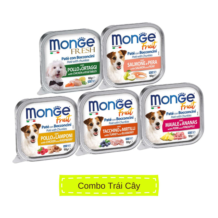 [100G] Pate Monge Chó Nhiều Vị