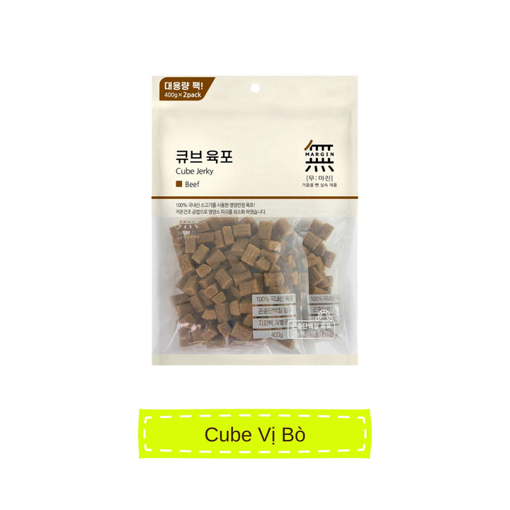 [800G] Snack Bowwow Cube Chó Mọi Lứa Tuổi | Pet's Warehouse