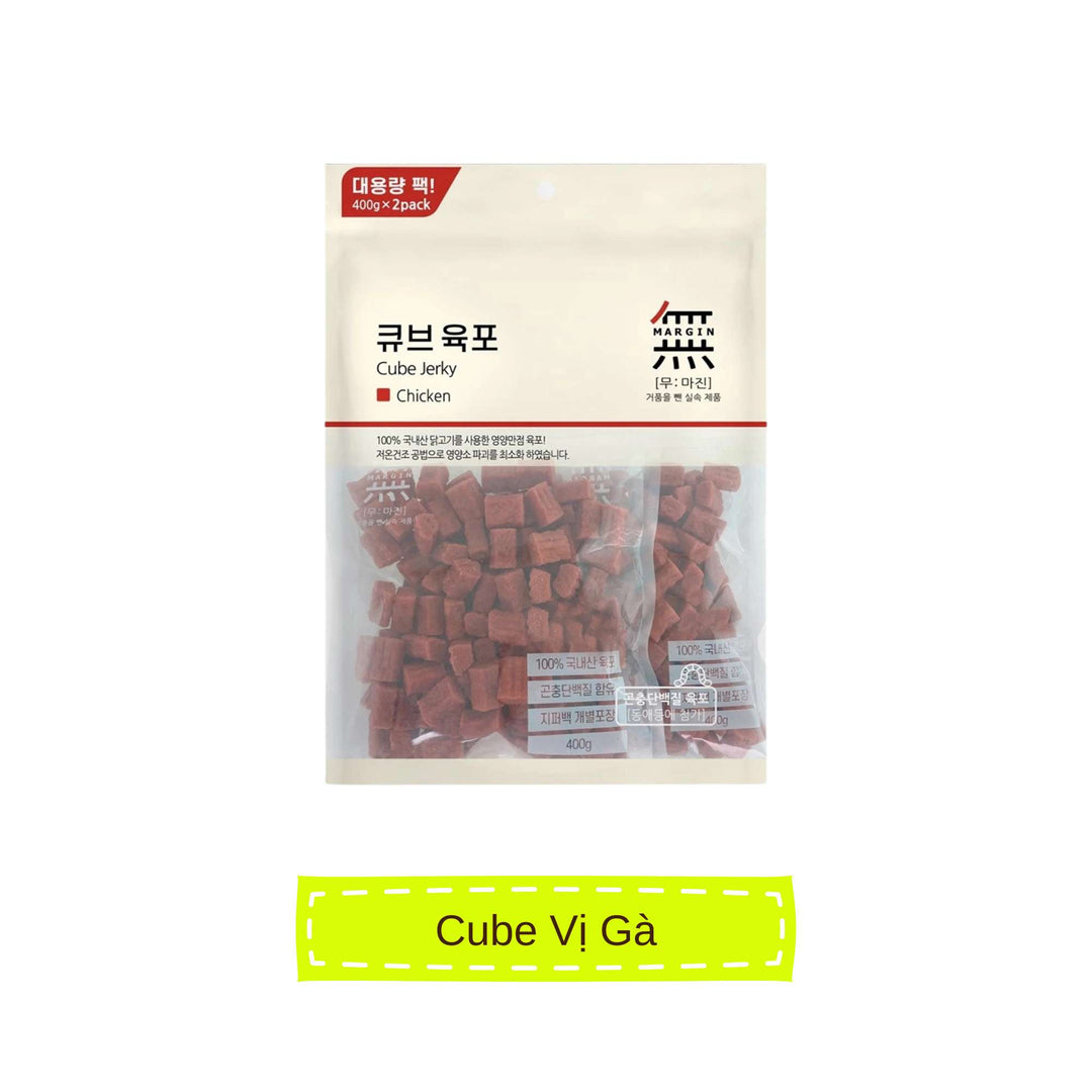[800G] Snack Bowwow Cube Chó Mọi Lứa Tuổi | Pet's Warehouse