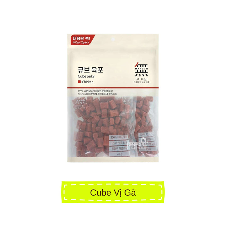 [800G] Snack Bowwow Cube Chó Mọi Lứa Tuổi | Pet's Warehouse