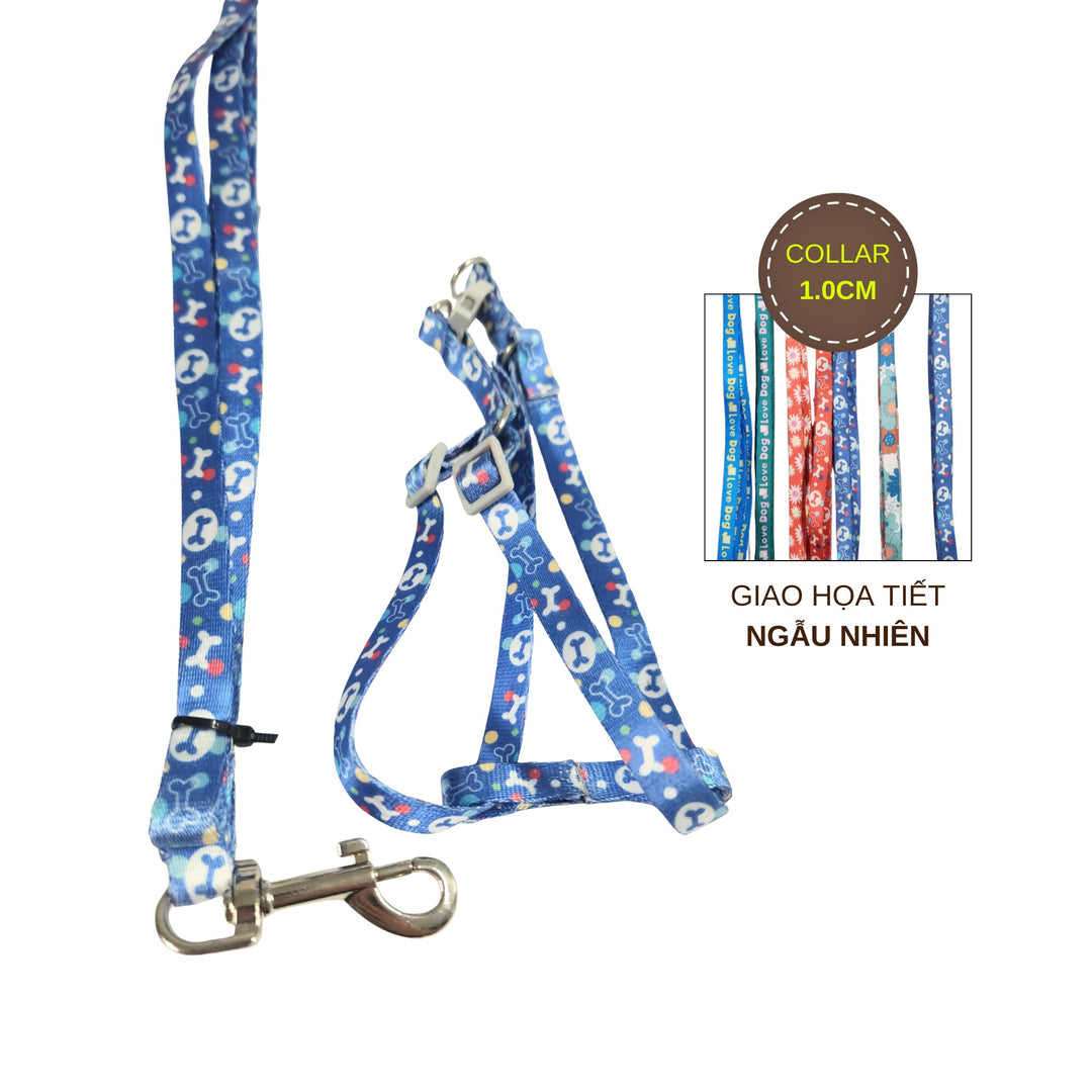 Dây Dắt Yếm Cho Chó Mèo T&D Diamonds Lucky/Collar, Thời Trang, Nhiều Size