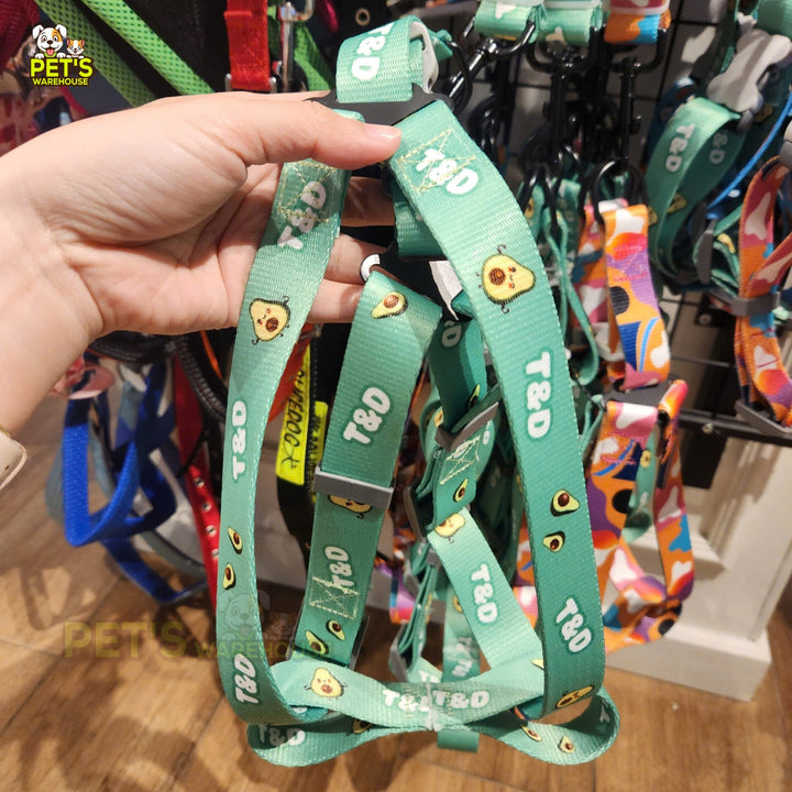 Dây Dắt Yếm Cho Chó Mèo T&D Diamonds Lucky/Collar, Thời Trang, Nhiều Size