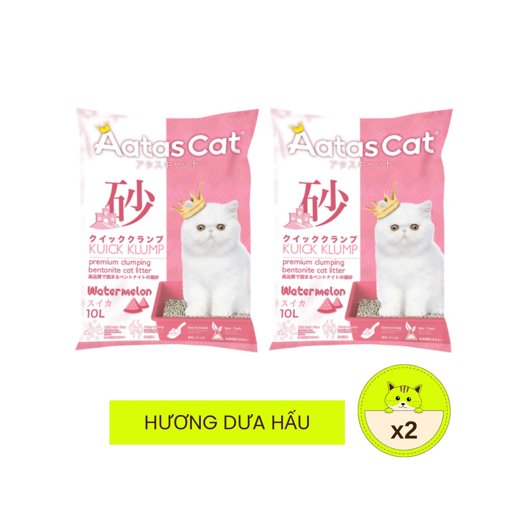 Cát Đất Sét Aatas Vệ Sinh Cho Mèo, 10L