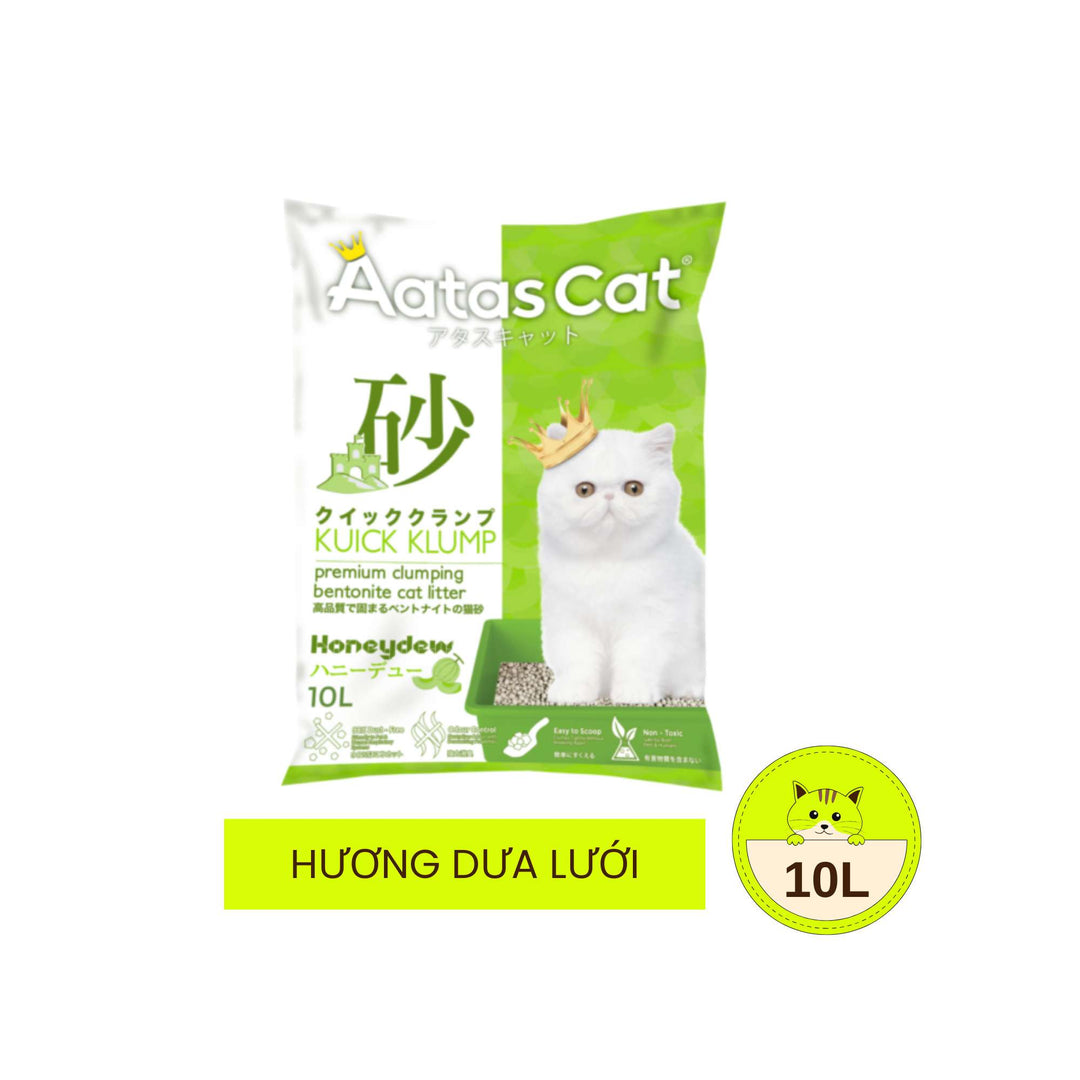 Cát Đất Sét Aatas Vệ Sinh Cho Mèo, 10L
